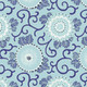 Embroidered Flowers on Aqua | D.SH3 | Hajime | Lewis and Irene