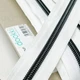 Deluxe Zip by the metre | White / Gunmetal | 6 mm / no.5 Zip | Dookkii (S7-con-white-gun)