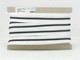 Deluxe Zip by the metre | White / Gunmetal | 6 mm / no.5 Zip | Dookkii (S7-con-white-gun)