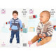 Baby Sweater and Cardigan Knitting Pattern | King Cole Cherished DK 5922