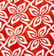 White Flowers on Red  - Fire & Ice Batiks II - 4350-22 - Linzee Kull Mcray