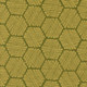 Gold Metallic Honeycomb Scribble on Ivy - Bee Garden - Gingiber - 48416-12M - Moda