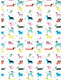Decopatch Tissue Paper - Various Colourful Dogs -  FDA887C - Decopatch