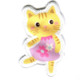 Habico |  | Iron on motif - Dancing Cat
