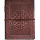 Celtic Closed Triskelion Leather Journal Notebook | Quarternary Knot