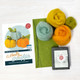 Woolly Pumpkins Felting Kit Contents