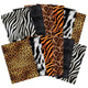Animal Print | Designer Card Packs | 12pk | Adorable Scorable | Hunkydory