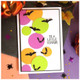 Scary Sentiments Clear Cling Stamps | 13 Stamps | Hunkydory