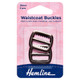 Gunmetal 20mm Waistcoat Buckles | 2pcs Pack
