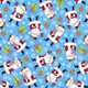 Santas Bright Blue | SE7855-17 | Jolly Good Time