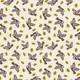 Flying Owls on Dark Cream | Old Quercus | A938