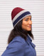 Toft | Knitting Kit |  Stripe Hat Kit | Beetroot