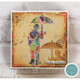 The Collector | Used Stamps Rub On Transfers | 2 Sheets | Craft Consortium
