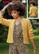 Veronica Lace Patterned Womens Cardigan Knitted in Adriafil Navy Chunky yarn | Digital Pattern