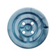 Round Maze Style Buttons - Blue | 28mm | Dill Buttons