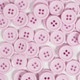 4 Hole Chunky Rimmed Buttons - 18 mm | Lilac