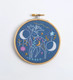 Celestial Deer Mini Embroidery Kit | Hawthorn Handmade made up
