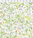 Wildflower Meadow on White | Mouseplay | Anita Jeram | Y4748-1 | Clothworks