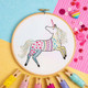 Unicorn Complete Decorative Embroidery Kit | Hawthorn Handmade