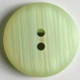 Button | Delicate Stripes | 2 Hole | 15mm | Green