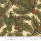 Merry Manor Metallic 2025 - Pine Christmas Pine Cones | 33863-11M | Moda Fabrics