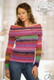 Off the shoulder Sweater - Noro Silk Garden NSL034