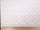 Broad White Cotton Lace Trim - 95mm Wide - Close Up
