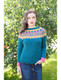 Apple Blossom Jumper Pattern | WYS Bluefaced Leicester Aran - better view without the graphics