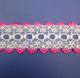 Eyelet Knitting in Lace 30mm - various colours | Cerise