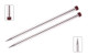 KnitPro Nova Metal Straight Single Point Needles | 25 cm Long - Main Image