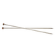 KnitPro Nova Metal Straight Single Point Needles | 25 cm Long - Another image