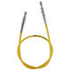 KnitPro Inter-changeable Coloured Cables for Symfonie or Nova tips (Circular Needles) - Gold (20cm to make 40cm)