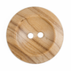 Wooden Buttons with Rim | Light | 23 mm