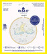 DMC | Mouline Cross Stitch Kits with 6" Embroidery Hoop - Baby Moon