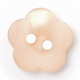 Flower Button | 15mm | Peach | Groves | 2B\1801