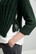 Shiregreen, Mid Sleeve Cardigan Knitting Pattern | Erika Knight Wild Wool - close up