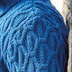 Men’s Shawl Neck Sweater - Shoulder