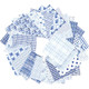 Shibori, Batik Patterned Origami Paper | 15 x 15cm | 70gsm | 60 Various Sheets | Clairefontaine - Main1