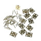 Butt Hinges 15mm with Pins | 12 Pieces in a Pack