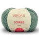 Sirdar Soirée Sparkly Aran Knitting Yarn in 50g Balls | 208 Crystal Blue