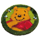 Vervaco | Latch Hook Rug Kit | Winnie the Pooh & Bees | Round Rug - 20" / 50cm - Main1