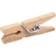 Creativ Company | Made of Wood | Mini Wood Clothes Pegs | Birch | 25mm x 3mm | 30pcs - Main Image