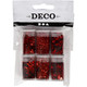 Creativ Company | Deco | Glitter and Sequins | Red | 6 x 5g