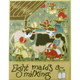 The 12 Days of Christmas fabric | Nutex | 87800 101 Metallic - 8 Maids A Milking
