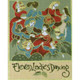 The 12 Days of Christmas fabric | Nutex | 87800 101 Metallic - Eleven Ladies Dancing