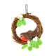 The Crafty Kit Co. | Needle Felting Kit | Christmas Robin Wreath