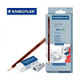 Staedtler Tradition Graphite Pencil Set | 6 Pack Different Grades With Free Eraser and Sharpener 