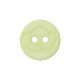 Green circular buttons with smiling cloud | two holes | 12 mm