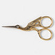 Siesta | Gold Stork Embroidery Scissors - Main