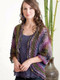 Fashions to Flaunt with Noro Yarns Knitting Pattern Book by Annies Crochet | Dolman sleeve lacy shrug